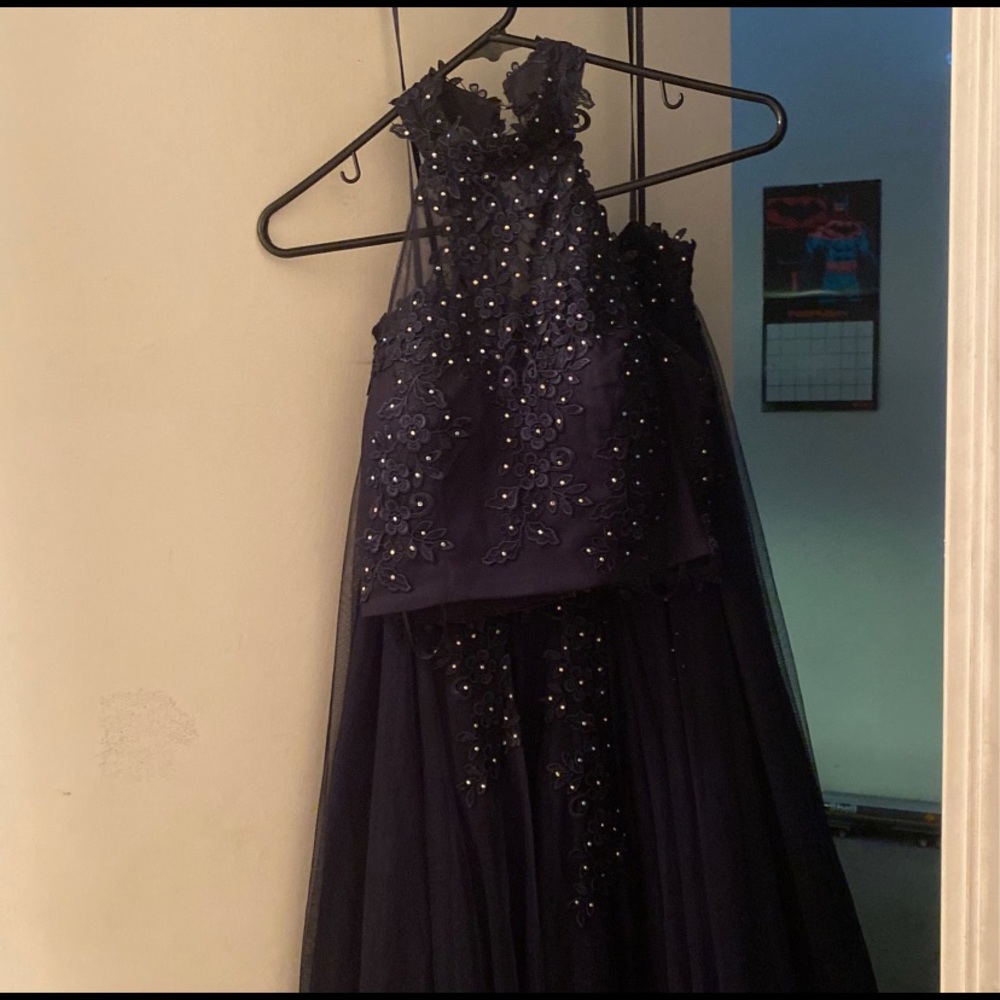 Navy blue prom/ formal dress